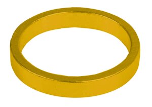 Проставочные алюминиевые кольца для велосипеда ACME M-Wave 1-1/8 gnn2 (золотой 5 мм комплект 6 шт)