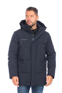 Пуховик WHS Темно-синий, 8783345 (56, 3xl)