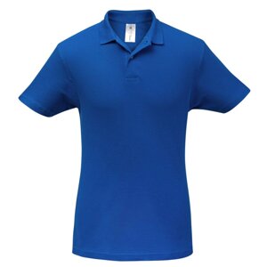 Рубашка поло ID. 001 ярко-синяя, размер 4XL