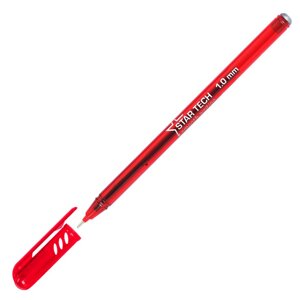 Ручка шариковая Pensan STAR TECH, красный, пластик, колпачок, коробка (2260/12RED)