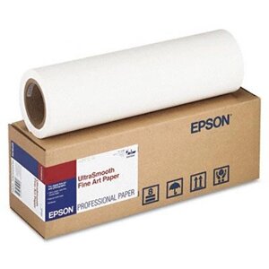 Рулонная бумага для плоттера с покрытием_UltraSmooth Fine Art Paper 60 250 г/м2, 1.524x15.2 м, 76 мм (C13S042141)