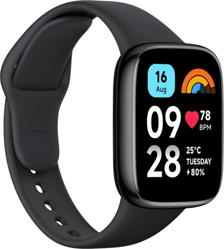 Смарт-часы Xiaomi Redmi Watch 3 Active, 1.83" LCD, черный (BHR7266GL/X47254)