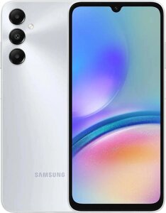 Смартфон Samsung Galaxy A05s, 6.7" 1080x2400 PLS, Qualcomm Snapdragon 680, 4Gb RAM, 64Gb, 3G/4G, Wi-Fi, BT, 3xCam, 2-Sim, 5000 мАч, USB Type-C, Android 13, серебристый (SM-A057FZSUCAU)