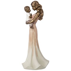 Статуэтка Мама с малышом (9х9х22 см)