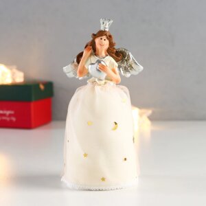 Сувенир Ангел-принцесса, платье со звёздами звезда/сердечко в ассортименте (14х7х5 см)