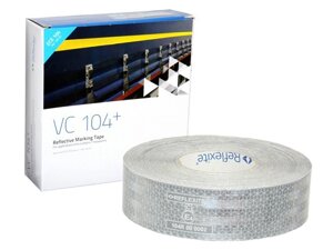 Светоотражающая лента_Oralite (Reflexite) VC104+ Curtain Grade для мягкого тента, белая 0.05x50 м