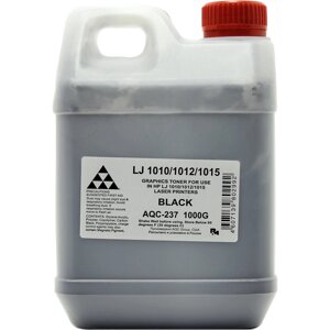 Тонер AQC AQC-237, канистра 1 кг, черный, совместимый для LJ 1010 / 1012 / 1015