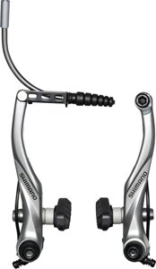 Тормоз для велосипеда Shimano Alivio BR-T4000 v-brake (серебристый задний)