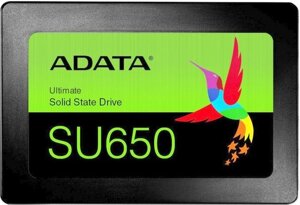 Твердотельный накопитель (SSD) ADATA 120gb ultimate SU650, 2.5", SATA3 (ASU650SS-120GT-R)