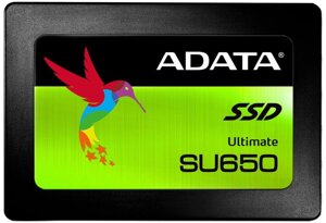 Твердотельный накопитель (SSD) ADATA 240gb ultimate SU650, 2.5", SATA3 (ASU650SS-240GT-R)