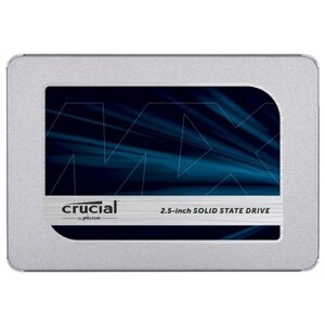 Твердотельный накопитель (SSD) crucial 500gb MX500, 2.5", SATA3 (CT500MX500SSD1/ CT500MX500SSD1n)
