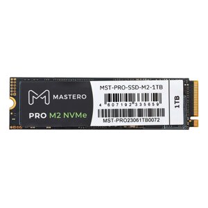 Твердотельный накопитель (SSD) mastero 1tb PRO, 2280, M. 2, nvme (MST-PRO-SSD-M2-1TB) retail
