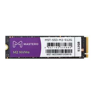 Твердотельный накопитель (SSD) Mastero 512Gb, 2280, M. 2, NVMe (MST-SSD-M2-512G) Retail