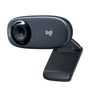 Вебкамера Logitech C310, 1.3 MP, 1280x720, встроенный микрофон, USB 2.0, черный (960-001065/960-001000)