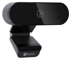 Вебкамера OKLICK OK-C008FH, 2 MP, 1920x1080, встроенный микрофон, USB 2.0, черный (1455417)