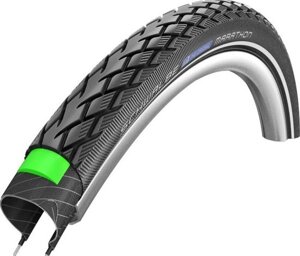 Велопокрышка антипрокольная Schwalbe Marathon Performance GreenGuard 28 (светоотражающая полоса 700x28C (28-622) стальной)