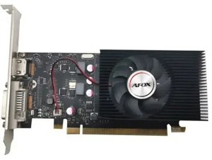 Видеокарта AFOX nvidia geforce GT 1030, 2gb DDR5, 64 бит, PCI-E, DVI, HDMI, retail (AF1030-2048D5l7)