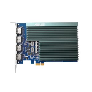 Видеокарта ASUS nvidia geforce GT 730 silent, 2gb DDR5, 64 бит, PCI-E, 4HDMI, retail (GT730-4H-SL-2GD5)