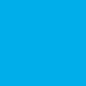Витражная плоттерная пленка_Oracal 8300 F052 Azure Blue 1.00x50 м