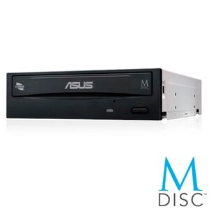 Внутренний привод DVD-RW ASUS DRW-24D5mt/BLK/B/AS, SATA, черный, OEM (90DD01Y0-B10010)