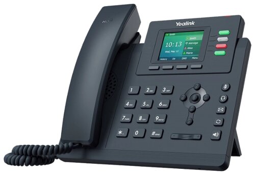 VoIP-телефон Yealink SIP-T33G, 4 линии, 4 SIP-аккаунта, цветной дисплей, PoE, черный