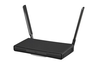 Wi-Fi роутер MikroTik hAP ac 3, 802.11a/b/g/n/ac, 2.4 / 5 ГГц, до 867 Мбит/с, LAN 4x1 Гбит/с, WAN 1x1 Гбит/с, внешних антенн: 2x5.5dBi, 1xUSB 2.0 (RBD53iG-5HacD2HnD)