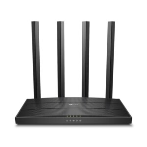 Wi-Fi роутер TP-LINK Archer C80, 802.11a/b/g/n/ac, 2.4 / 5 ГГц, до 1.9 Гбит/с, LAN 4x1 Гбит/с, WAN 1x1 Гбит/с, внешних антенн: 4