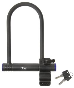 Замок-скоба ACME M-Wave 197x245 мм, ключ, крепление к велосипеду (черный)