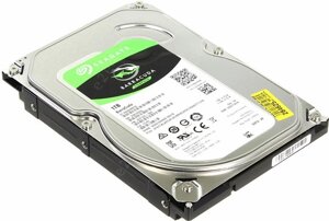 Жесткий диск (HDD) Seagate 1Tb Barracuda, 3.5", 7200rpm, 64Mb, SATA3 (ST1000DM010)