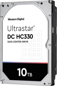 Жесткий диск (HDD) western digital 10tb ultrastar DC HC330, 3.5", 7.2K, 256mb, 512e, SATA3 (WUS721010ALE6l4/0B42266)