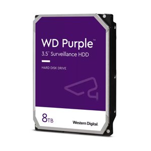 Жесткий диск (HDD) Western Digital 8Tb Purple, 3.5", 5640 об/мин, 128Mb, SATA3 (WD84PURZ)