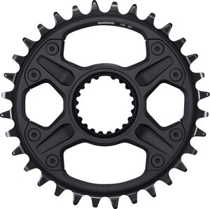 Звезда системы Shimano Deore FC-M6100-1 12 скоростей (32 BCD 96 мм (тип Shimano MTB