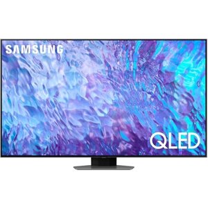 55" Телевизор Samsung QE55Q80CAT 2023, серебристый