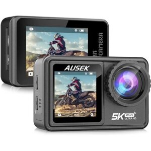 5K Экшен камера WiFi Action Sport Camera (5120x4096) 2.0 дюйма экран двойной / подводная , слот micro sd с набором креплений