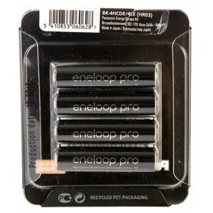 Аккумулятор AAA - Panasonic Eneloop Pro 900 mAh 4BP BK-4HCDE/4LE