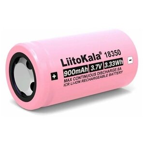 Аккумулятор LiitoKala типа 18350 (900mAh, Li-ion) без защиты