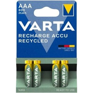 Аккумулятор Varta LR03 AAA 800 mAh R2U бл 4