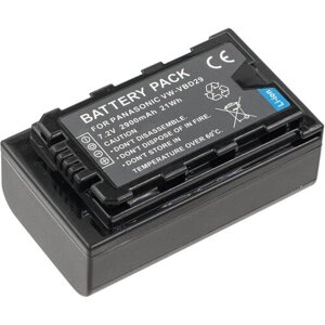 Аккумулятор VW-VBD29 для panasonic HC-X2000 | HC-X1000 | AG-UX90 | DVX200 | AG-UX180 | AG-DVX200 - 2900mah