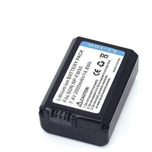 Аккумуляторная батарея для фотоаппарата Sony Alpha A7 (NP-FW50) 7,4V 2000mAh Li-ion арт 077124