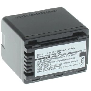 Аккумуляторная батарея iBatt iB-A1-F456 3000mAh, для камер VW-VBT190 VW-VBT380 VW-VBY100