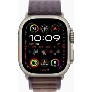 APPLE Смарт-часы Apple Watch Ultra 2 A2986 49мм OLED корп. титан Alpine loop рем. индиго разм. брасл:145-190мм (MRET3LL/A) MRET3LL/A