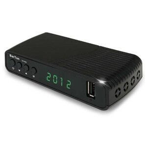 BarTon Приставка для цифрового ТВ BarTon TH-562, FullHD, DVB-T2, HDMI, USB, чёрная