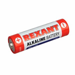 Батарейка алкалиновая AA/LR6, 1,5В, 2 шт, блистер REXANT 30-1050 (2 шт)