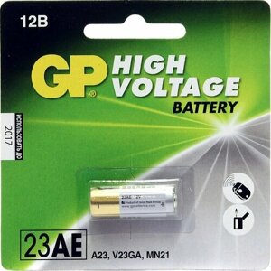 Батарейка Батарейка A23 щелочная GP V23GA 12V 1 шт