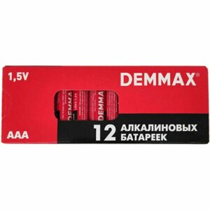 Батарейка Denmax Alkaline, AAA, LR03, BP12PR 12 шт, 3 упаковки