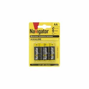 Батарейка э/п navigator NBT-NPE-LR6-BP4 61463, 40 шт.
