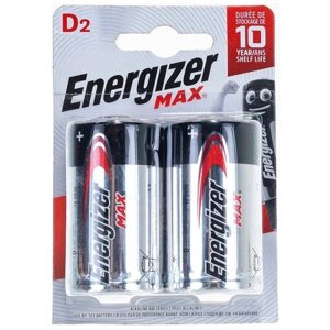 Батарейка Energizer Maximum LR20 D MAX 1.5В бл/2 щелочная