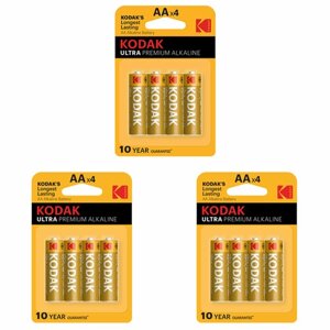 Батарейка Kodak Ultra Digital (Б0005248) АА пальчиковая LR6 1,5 В (12 шт.)