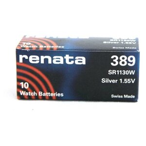 Батарейка Renata 389 SR54, в упаковке: 10 шт.