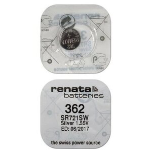 Батарейка Renata SR721SW, в упаковке: 1 шт.